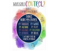 peiyeety What I Can Control Things Outside And Inside My Control Home Retro Metal Tin Sign 8x12 Inch