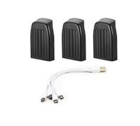 PEIZIOZ 3PCS D13 Drone Battery Part 3.7v 2000mAH with 4in1 USB Charger For Accessory Drone parts