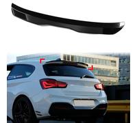 PEJLHK Car Rear Roof Spoiler for BMW 1 Series F20 F21 2012-2020,Hatchback Spoiler,ABS Rear Trunk Spoiler,Glossy Black/Carbon Fiber Look,Glossy Black