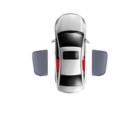 PEJLHK Magnetic Car Sunshade Shield For Nissan QASHQAI NJ10 2009-2014,Window Uv Protection Sun Shade Visor,Side Window Sunshade,2xRear