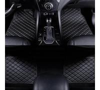 PEJLHK Right Hand Drive Car Floor Mats for BMW X1 U11 U12 2023 2024 2025,Pu Leather Waterproof Foot Pads,Interior Accessories,2Front+2Rear,Black-Black