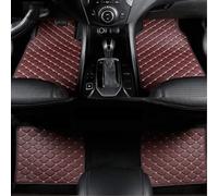 PEJLHK Right Hand Drive Car Floor Mats for BMW X1 U11 U12 2023 2024 2025,Pu Leather Waterproof Foot Pads,Interior Accessories,2Front+2Rear,Coffee-Coffee
