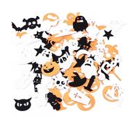 Pejlnd 60Pcs Sparkly Halloween Stickers for Kids,Glitter Halloween Foam Sticker HalloweenArts and Crafts Self-Adhesive Reward Scrapbooking Stickers for Children HalloweenParty Bag Fillers