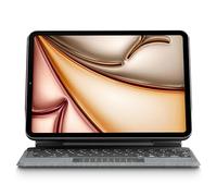 pekarejue Magic Keyboard Case for iPad Air 11-inch M2 2024, iPad Pro 11 inch (1st,2nd,3rd,4th), iPad Air 5th,4th Generation: Smart Multi-Touch Trackpad, RGB Backlit, Function Row, Oxford Gray