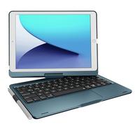 pekarejue Wireless Keyboard Case for 2021 Apple iPad 10.2 inch 9th 8th 7th, iPad Air 3rd and iPad Pro 10.5 2nd Generation: Rotatable Pencil Holder Trackpad RGB Backlit Navy Blue