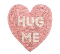 Peking Handicraft 30JES1588C10HT Hug Me Heart Shape Hook Pillow, 10-inch Length