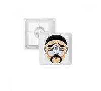 Peking Opera Mask Colorful Zhuihanxin PBT Keycaps for Mechanical Keyboard White OEM No Marking Print
