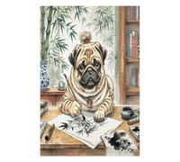 Pekingese 1000 Piece Jigsaw Puzzle for All Ages Cute Pet Animals Idea Spooky Fun High Resolution Print Home Decor Stress Relief 1000 PCS