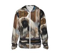 Pekingese Dog Sunscreen Hoodie - The Best Companion For Lightweight Uv Protection In Outdoor Exploration