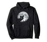 Pekingese Full Moon - Pekingese Mom Peke Dog Mom Dog Dad Pullover Hoodie