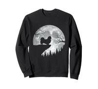 Pekingese Full Moon - Pekingese Mom Peke Dog Mom Dog Dad Sweatshirt
