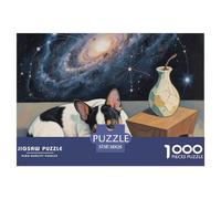 PekingesePuzzle for Adults Game 1000 Piece Home Decoration Challenging There Are Letters on The Back 38x26cm/1000pcs