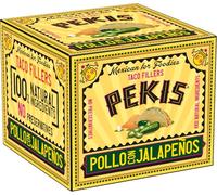 Pekis Pollo con Jalapeños Ready Meal 400g | 42% Chicken with Black Beans, Corn & Rice | Spicy Microwave Meal Ready in 60 Seconds | No Preservatives | Ideal for Tacos & Wraps | Serves 4 Shells