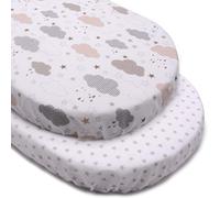 PEKITAS 75 x 33 cm / 72 x 33 cm Adjustable Mattress for Carrycot/Pushchair/Pram for Boys and Girls with Elastic, Suitable for Julius Zöllner, Träumeland, Alvi, FabiMax
