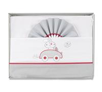 Pekitas Bebe Fine Bedding Set 3 Piece Cot 60 x 120 100% Cotton Made in Portugal white