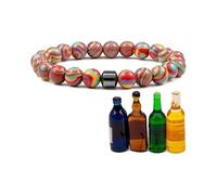 PEKJDS Glame Anti-Alcohol Bracelet - Reduce the Urge to Drink, Adjustable Glame Anti Alcohol Magnetic Bracelet, Anti Alcohol Magnetics Bracelets, Magnetic Sobriety Bracelets for Men & Women (I)