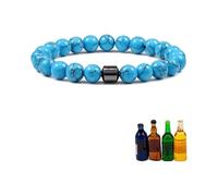 PEKJDS Glame Anti-Alcohol Bracelet - Reduce the Urge to Drink, Adjustable Glame Anti Alcohol Magnetic Bracelet, Anti Alcohol Magnetics Bracelets, Magnetic Sobriety Bracelets for Men & Women (E)