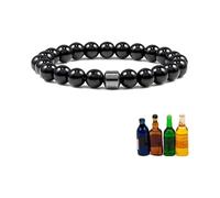 PEKJDS Glame Anti-Alcohol Bracelet - Reduce the Urge to Drink, Adjustable Glame Anti Alcohol Magnetic Bracelet, Anti Alcohol Magnetics Bracelets, Magnetic Sobriety Bracelets for Men & Women (D)