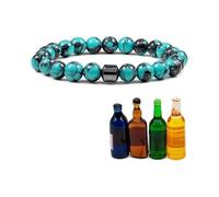 PEKJDS Glame Anti-Alcohol Bracelet - Reduce the Urge to Drink, Adjustable Glame Anti Alcohol Magnetic Bracelet, Anti Alcohol Magnetics Bracelets, Magnetic Sobriety Bracelets for Men & Women (A)