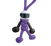PEKLOKIW Keychain Motorbike Accessories for Men,Motorbike Keyring,Motorcyclist Minifigure Hanging Chain Umbrella Rope Weaving Keychain Personality Motorcycle Key Accessories (J)