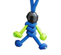 PEKLOKIW Keychain Motorbike Accessories for Men,Motorbike Keyring,Motorcyclist Minifigure Hanging Chain Umbrella Rope Weaving Keychain Personality Motorcycle Key Accessories (G)
