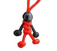 PEKLOKIW Keychain Motorbike Accessories for Men,Motorbike Keyring,Motorcyclist Minifigure Hanging Chain Umbrella Rope Weaving Keychain Personality Motorcycle Key Accessories (C)