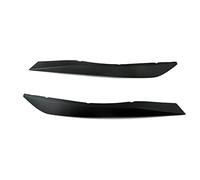 PEKMAR 2pcs Gloss Black Eyebrows,For Audi A5 S5 2017-2020,Car Headlight Eyelids Lids ABS Plastic Accessories