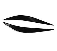 PEKMAR 2pcs Gloss Black Eyebrows,For BMW 4 Series F32 F33 F36 M3 F80 M4 F82 F83 2014-2018,Car Headlight Eyelids Lids ABS Plastic Accessories,Black
