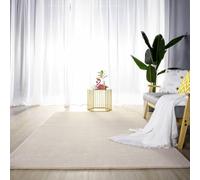 PEKMAR Grey Rugs Living Room Sofa Area Coral Velvet Carpet in the Bedroom Thicken Balcony Cushion Antiskid Kid Bedside Floor Home Decor(80x160cm 31x63in/Light Camel)