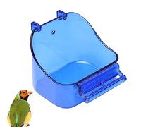 PEKMAR Parakeet Bath - Bird Cage Bath Shower Box Parrot Bathing Tub,Thick and Sturdy Parrot Bathing Tubs for Cockatiel Budgies and Small Birds