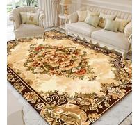 PEKMAR Style Home Decoration Rugs Living Room Retro Flower Carpet Hall Sofa Large Area Rug Room Doorway Soft Foot Mat(120x160cm 47x63in/BS018-flannel 5)