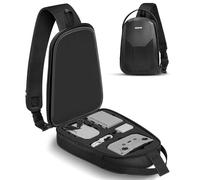 PEKREWS Mini 4K Case, Portable Sling Backpack for DJI Mini 4K/ 2/2 SE, RC-N1 Controller, Travel Drone Bag for Charging Hub and 3 Batteries, Waterproof Carrying Case for DJI Drone Accessories