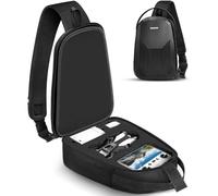 PEKREWS Mini 5 Pro Case, Waterproof Hard Carrying Case, Portable Travel Mini 5 Pro Sling Backpack, Crossbody Bag for DJI RC 2/RC/N3/N2/N1 Controller, DJI Fly More Combo and Drone Accessories