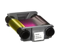 PEKTAS Ribbon Tape, CBGR0100C, YMCKO, 100 Images for Evolis Badgy 100 Badgy 200 Printers