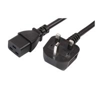 PEL01179 UK Plug to IEC C19 Power Lead, 16A, 3 m