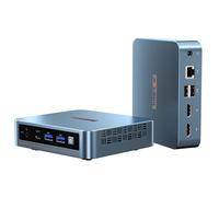 PELADN WI6 N100 Mini PC 16GB DDR4 RAM 512GB SSD, 12th Alder Lake N100 Desktop Mini Computers with Dual HDMI, Type-C, USB3.2, RJ45 LAN, WiFi5, BT4.2