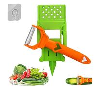 Pelador Multifuncional 2-en-1 - Dual Stainless Steel Julienne & Vegetable Peeler, Lemon Squeezer, Potato Spiralizer, Multi-Use Fruit & Veggie Peeler Kitchen Tool (1Pcs)