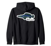 Pelagic Abyss Predator Fish Aquatic Oceanic Life Zip Hoodie