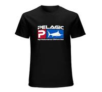 Pelagic Fisher Offshore Fishing Mens T-Shirt Black Unisex Mens Tees M