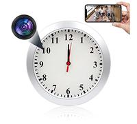 Pelay Clock Camera, Wireless 1080P WiFi Wall Clock Mini Nanny Camera Motion Detection for Home Security