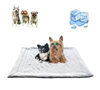 PelBarn Pet Ice Silk Cooling Mat Summer Cat & Dog - Washable Pet Mat for Home, Car & Outdoors (Gray,XL (150 * 101cm))