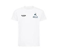 Pele Logo Kids T-Shirt - White / 7-8 years