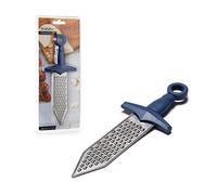 PELEG DESIGN Handheld Cheese Grater | Mini Cheese Grater Durable Rust-Proof Metal Sword-Shaped, for Cheese, Chocolate, Spices and More, Cute Kitchen Gift & Funny Kitchen Gadget (Gratiator)