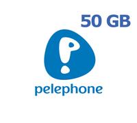 Pelephone 50 GB Data Mobile Top-up IL