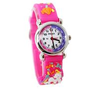Pelex Unicorn and Cat Theme Watch with 5 Piece Unicorn Stationery Set and Mini Puzzle and Activity Book (Pink)