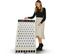 peleya Extra Large Prize Drop Disc Game Wood 41.3" x 23.6" with Chalkboards Carnival Game Trade Show (Include Plastic Cover)