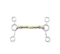 Pelham for horse in brass with waterford mouthpiece Premier Equine