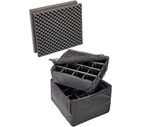 Peli 0345 Padded Divider Set, Original Protector Case Accessory, Compatible 0340 Cube case, Colour: Black