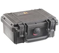 PELI 1120 Protective Waterproof Case for DSLR Shot or Flash Light Lenses, IP67 Water- and Dustproof, 5L Capacity, Made in US, No Foam, Black