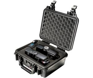 Peli 1200 BKF Flight Case with Foam, 235 x 181 x 105mm (Black)